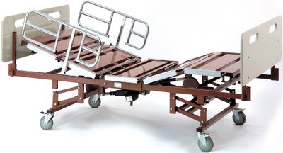 Bariatric Full Electric Bed with Mattress & Side Rails BARPKG750 by Invacare