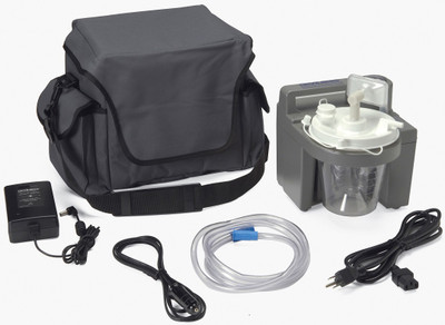 DeVilbiss Vacu Aide Portable Suction Unit with Battery 7305P-D