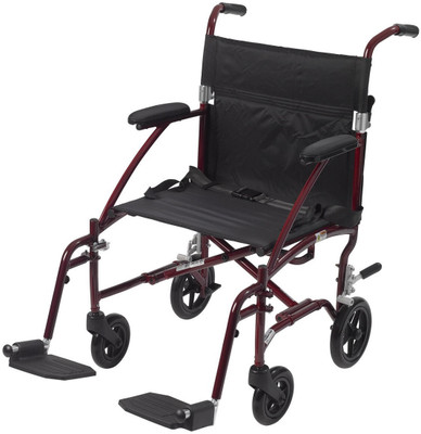 Fly-Lite Aluminum Transport Wheelchair by Drive