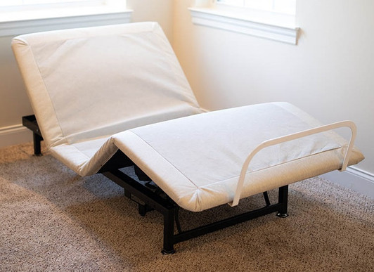 Shown without casters on legs