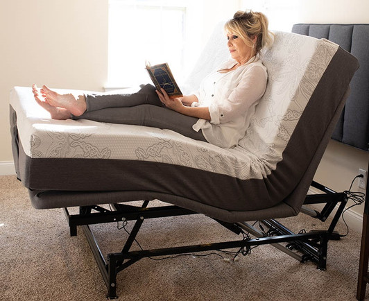 Hi Low SL Adjustable Bed w/ Mattress by Flex-A-Bed