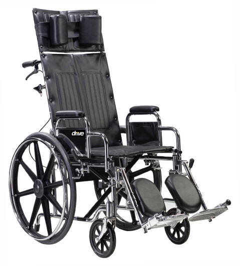 Sentra Extra Wide Full Reclining Wheelchair STD22RBDDA by Drive