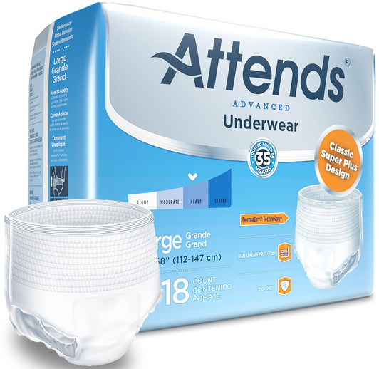 Attends Advanced Underwear Super Absorbency Pull Up