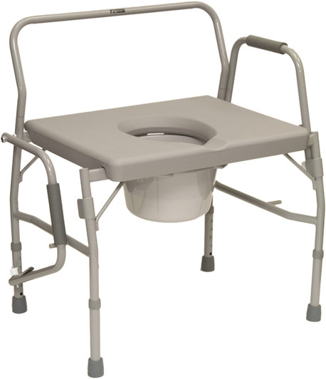 Probasics Heavy Duty Drop-Arm Commode BSBDAC