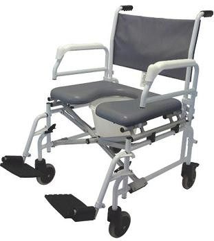 Heavy Duty Rolling Shower Commode Chair S950 by Tuffcare