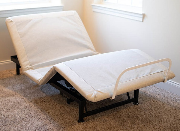 Shown without casters on legs