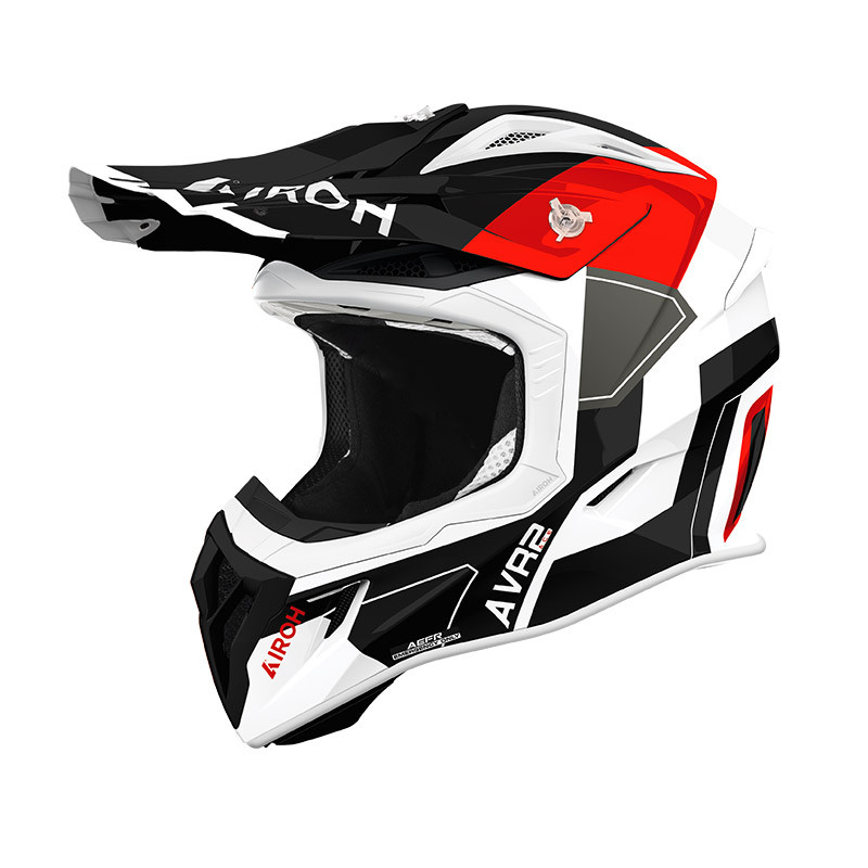 CASCO AVIATOR ACE 2 SHIELD RED GLOSS - Valeri Sport