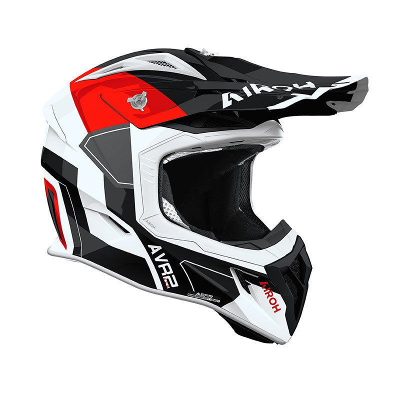 CASCO AVIATOR ACE 2 SHIELD RED GLOSS - Valeri Sport