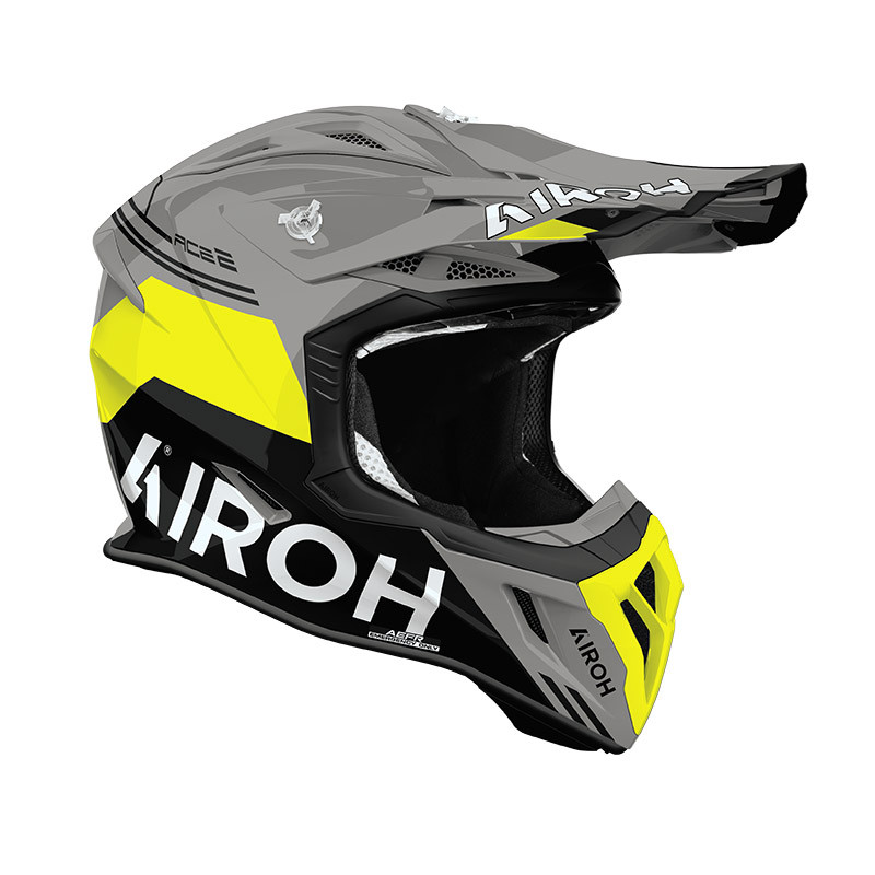 CASCO AVIATOR ACE 2 FURY YELLOW GLOSS - Valeri Sport
