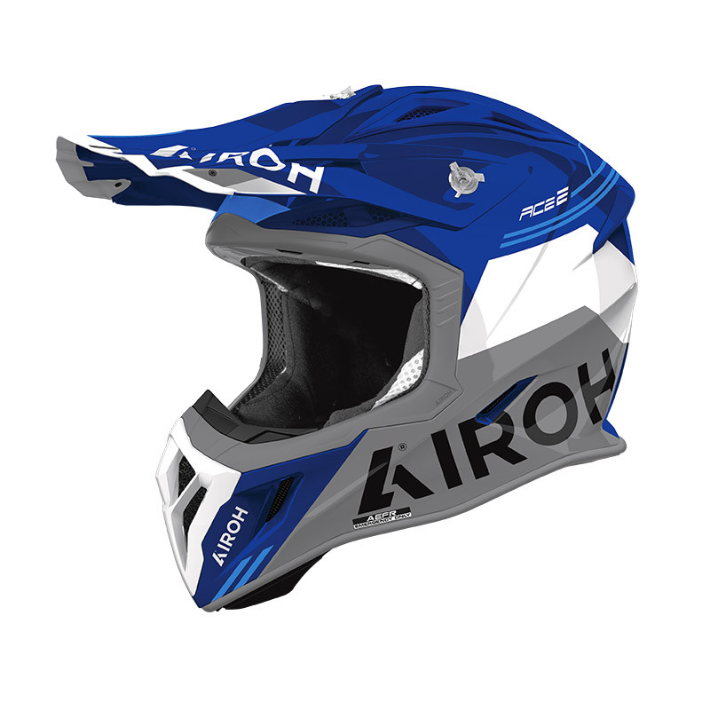 CASCO AVIATOR ACE FURY BLUE GLOSS Valeri Sport