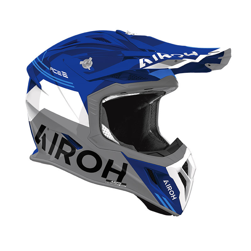 CASCO AVIATOR ACE 2 FURY BLUE GLOSS - Valeri Sport