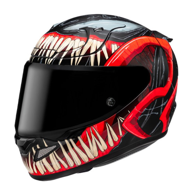 HJC フルフェイス　ヘルメット カモフラ柄　迷彩柄　M　ブラック　3点セット CASCO RPHA 12 VENOM 3 MARVEL MC1SF - Valeri Sport