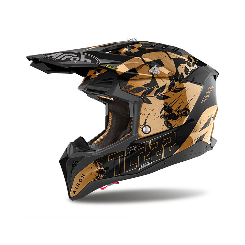 セキュリティ・セーフティ Airoh Aviator 3 TC 222 THE legend CASCO AVIATOR 3 TC222 THE LEGEND - Valeri Sport