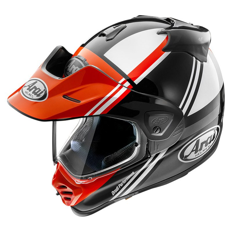 arai chaser-x shaped red helmet Improved glance off ability A smooth shell is key to a helmets ability to slide across a surface or Glance Off an obstacle during an impact Road tested: Gear from Arai,