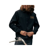 GIACCA OILEY COACH BLACK