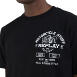T-SHIRT MOTORCYCLE STUFF M6873 BLACK