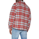 GIACCA CAMICIA CHECK IN LANA M8429
