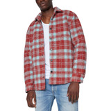 WOOL CHECK OVERSHIRT JACKET M8429