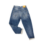 JEANS BALOON FIT KEIDA WB471 MEDIUM BLUE