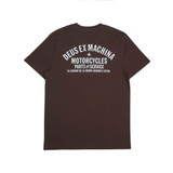 T-SHIRT BIARRITZ ADDRESS CHOC BROWN
