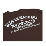 T-SHIRT BIARRITZ ADDRESS CHOC BROWN
