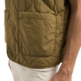 GILET IN NYLON RICICLATO M8451 KHAKI