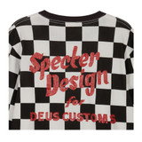 T-SHIRT SPECTER LS BLACK/WHITE