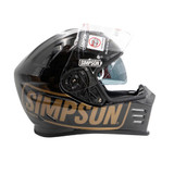 CASCO VENOM LOGO BLACK & GOLD