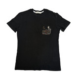T-SHIRT IN JERSEY CON STAMPA GRAFICA BLACK W3566E T-SHIRT IN JERSEY CON STAMPA GRAFICA BLACK W3566E