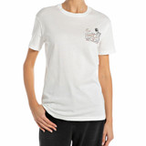 T-SHIRT IN JERSEY CON STAMPA GRAFICA WHITE W3566E