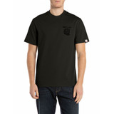 T-SHIRT CON RICAMO A RILIEVO M3251 BLACK