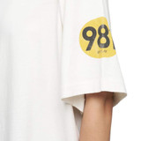 T-SHIRT OVER IN COTONE W3447B WHITE