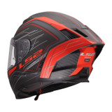 CASCO DRAGON CARBON SUBIC RED FF807