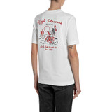 T-SHIRT BIKER CON RICAMO W3379F