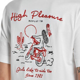 T-SHIRT BIKER CON RICAMO W3379F