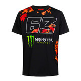 T-SHIRT BAGNAIA MONSTER ENERGY 63