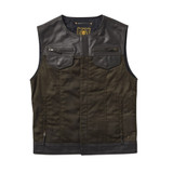 GILET TEMPLE 74 RSD DARK BROWN & GREEN