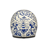 CASCO RETRO AMORI WHITE & BLUE