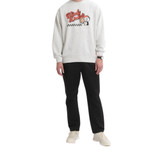 PANTALONE TWILL TUCK TAPARED BLACK
