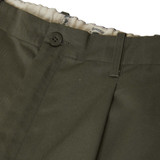 PANTALONE TWILL TUCK TAPARED GREEN