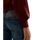 POLO-NECK SWEATER OVER BORDEAUX