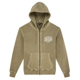 FELPA SHIELD GD ZIP HOODIE OLIVE GREEN