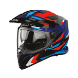 CASCO BADX-X GLITCH BLUE RED