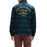 CAMICIA MAXWELL CHECK BLUE/GREEN 