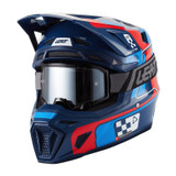 CASCO KIT MOTO 8.5 BLUE RED