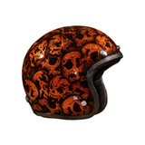 CASCO ORANGE SKULLS