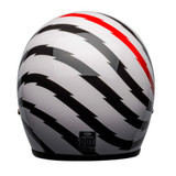 CASCO CUSTOM 500 DLX VERTIGO BLACK WHITE & RED