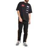 T-SHIRT MOTO DECAL BLACK