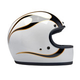 CASCO GRINGO FLAMES WHITE