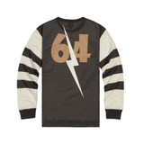 T-SHIRT NO.64 HERITAGE LS BLACK